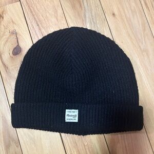 Madewell Black Wool Tag Beanie